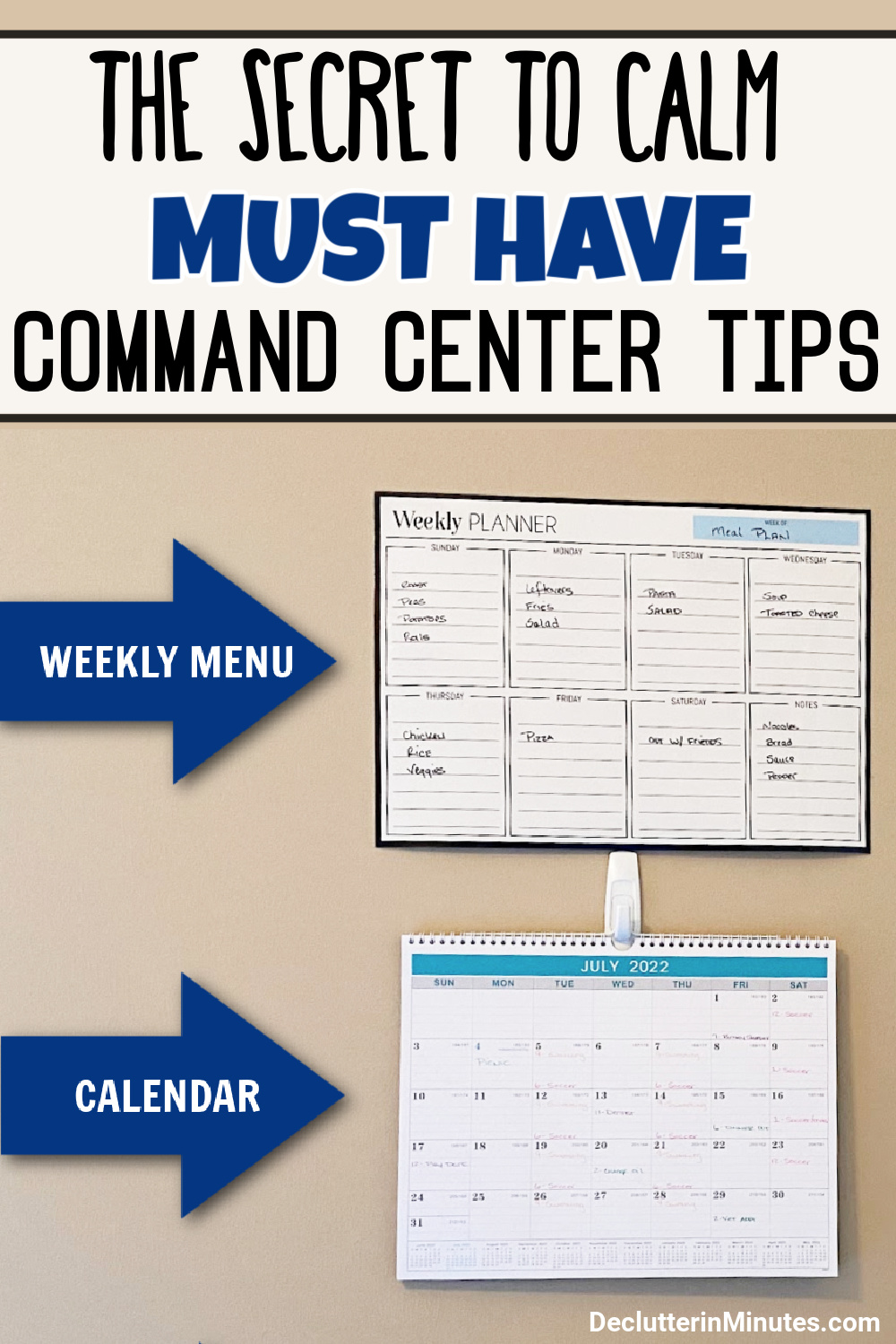Home Command Structure What is a Command Center in a Home - Declutter in Minutes