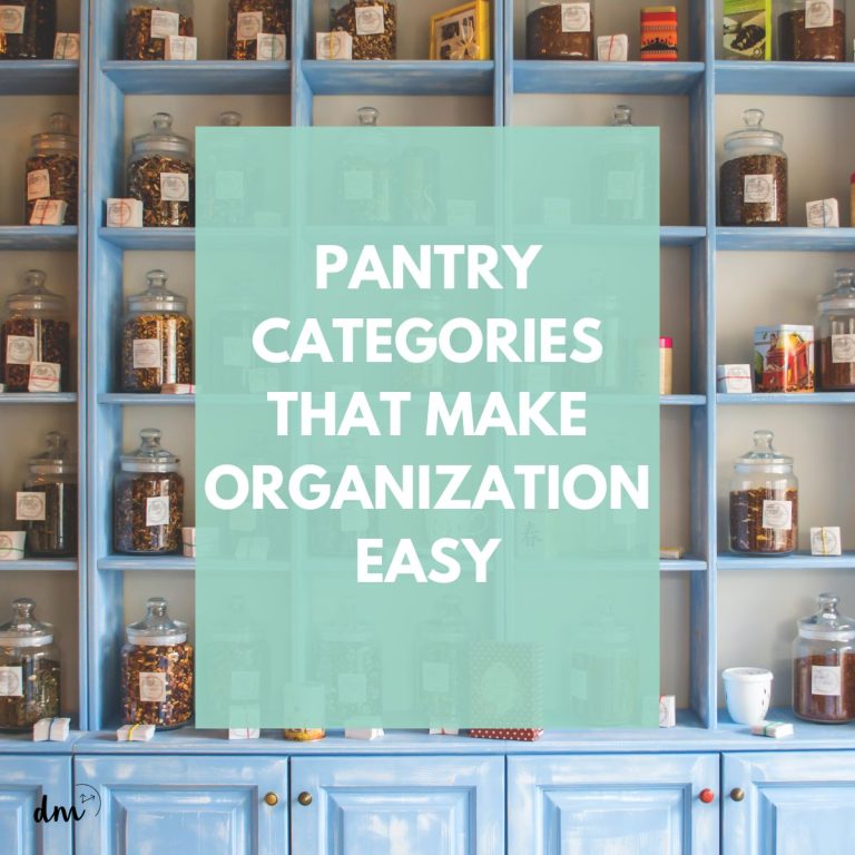 Pantry Categories List