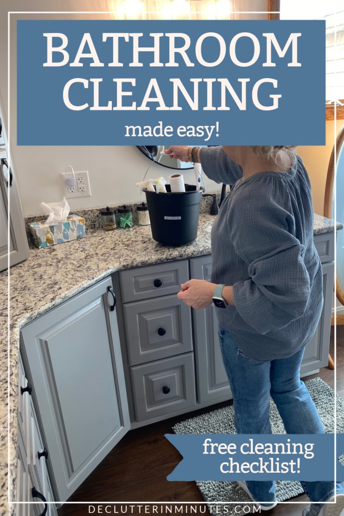 bathroom cleaning checklist