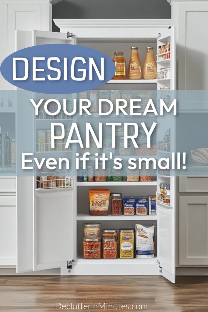 how to organize a small pantry