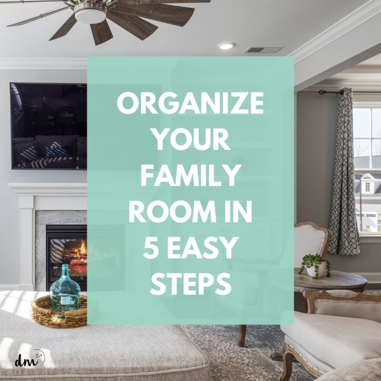 How to Organize a Family Room