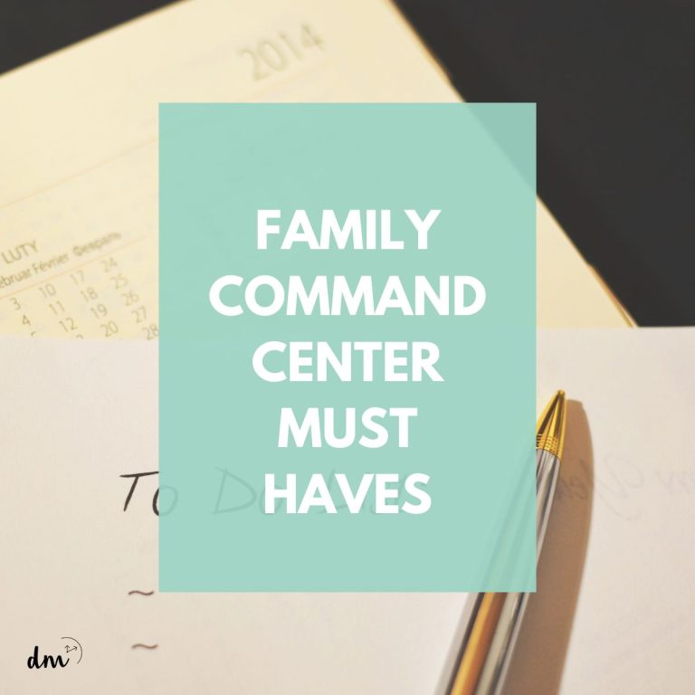 things to have in your family command center