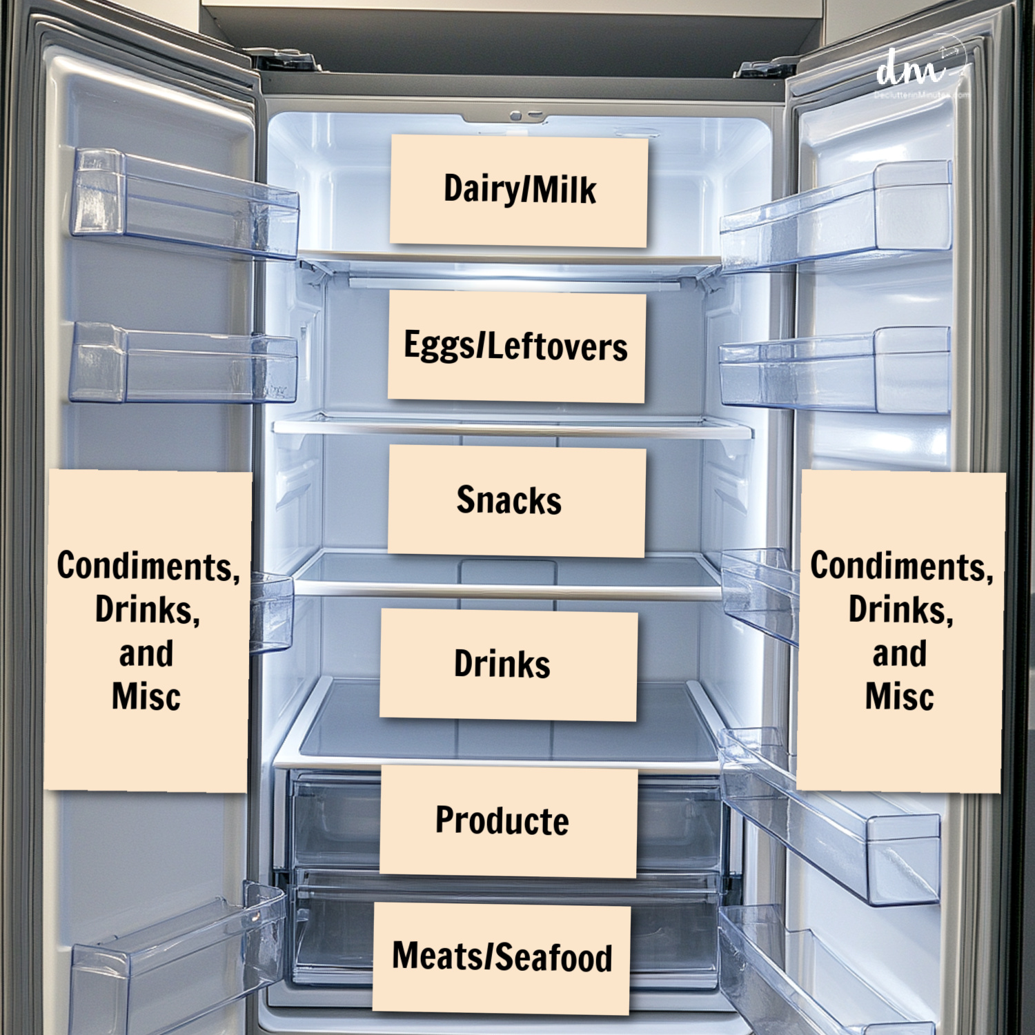 Smart Tips for the Ultimate Fridge Layout - Declutter in Minutes