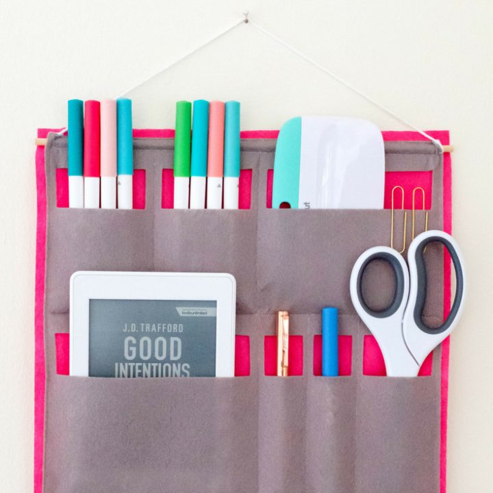 Image for Felt Pocket Wall Organizer