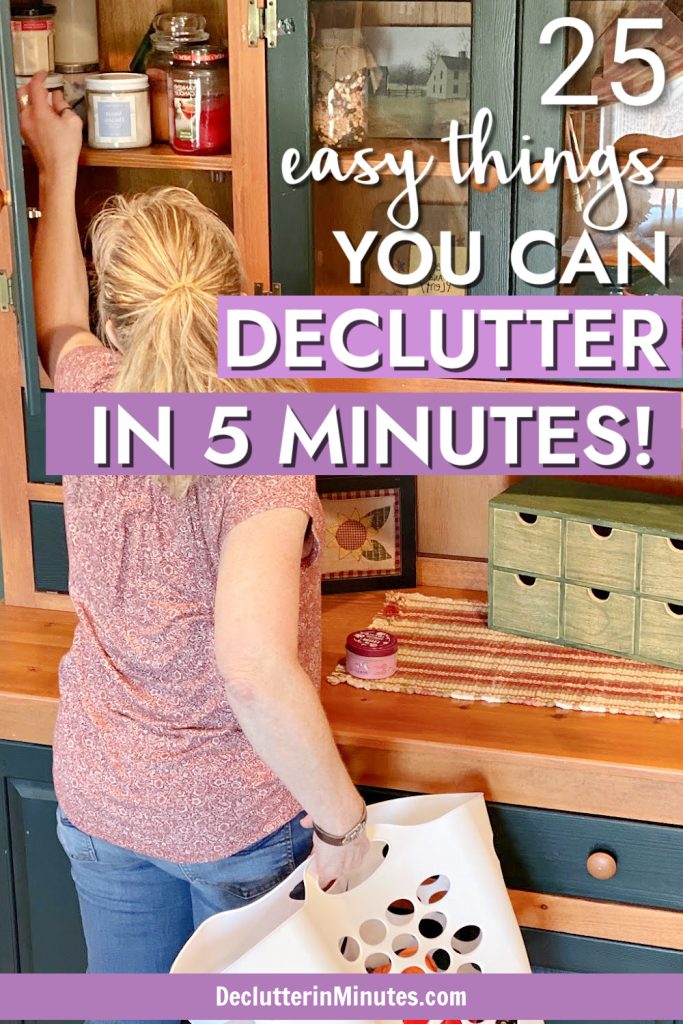 25 Things You Can Declutter in 5 Minutes Fast - Declutter in Minutes