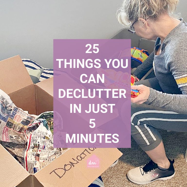 25 Things You Can Declutter in 5 Minutes