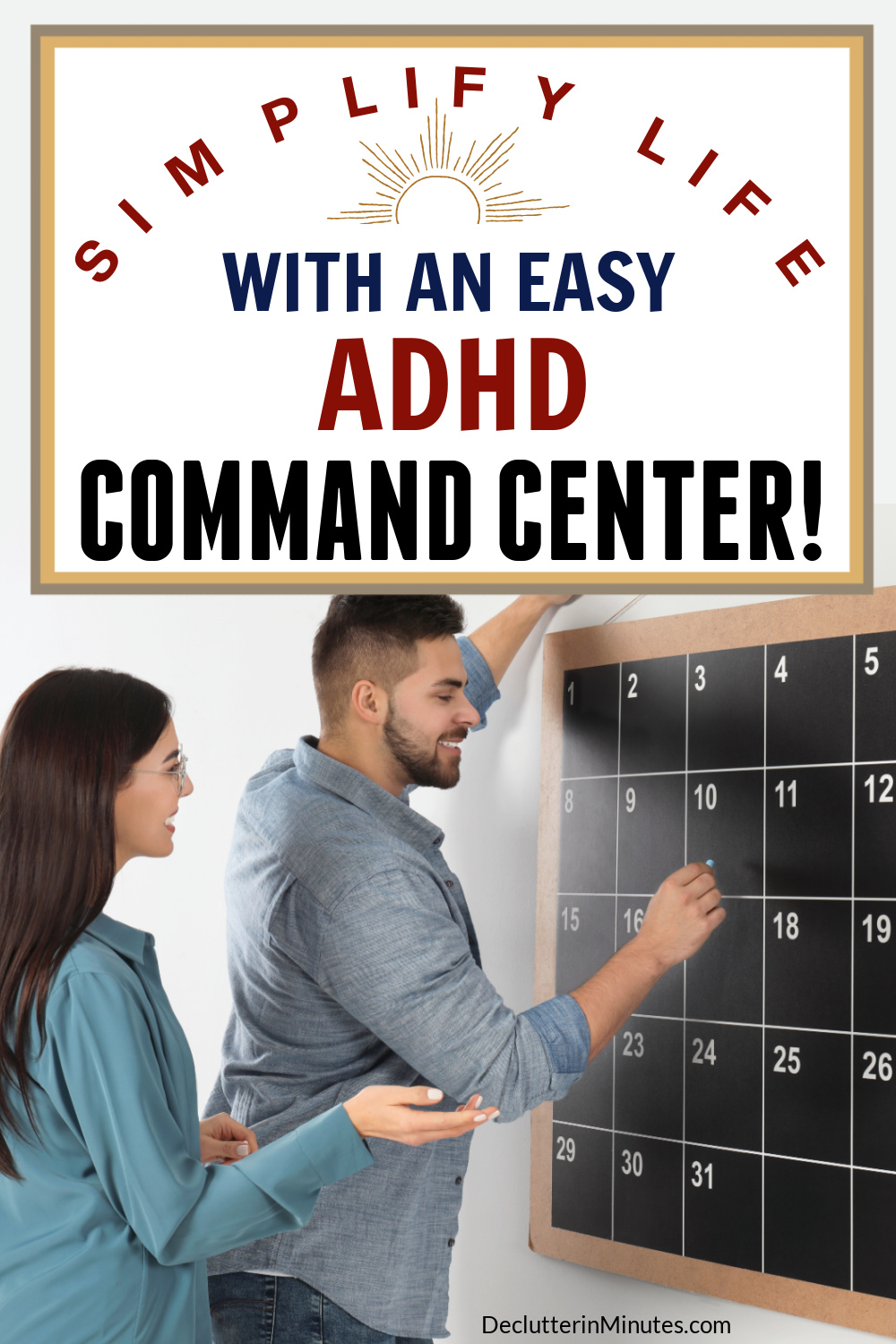 ADHD Command Center: Organize Your Life Today - Declutter in Minutes