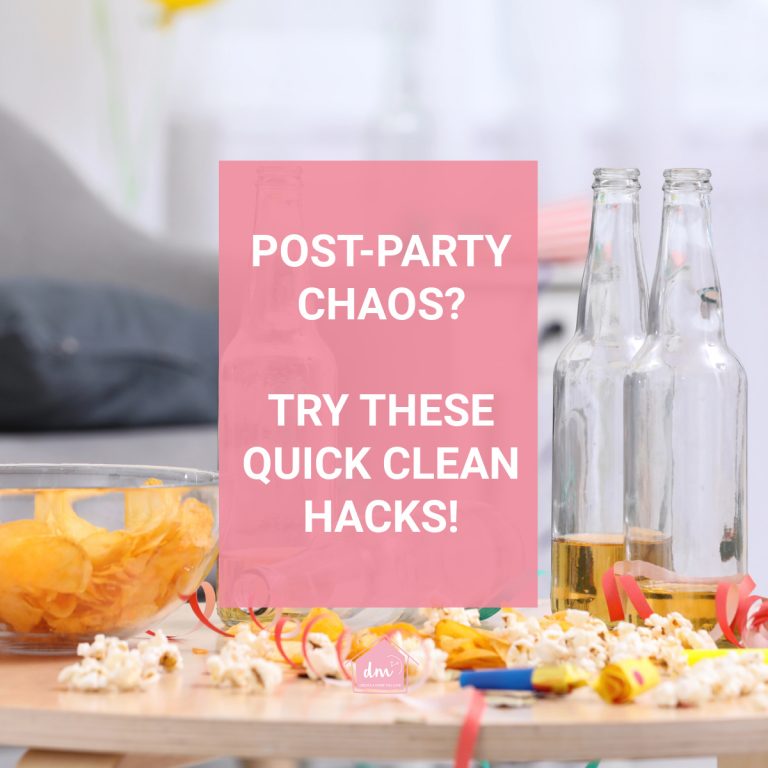 post-party cleaning hacks