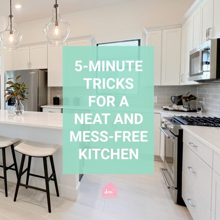 5-Minute Habits for a Neater Kitchen