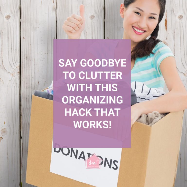 gradual decluttering