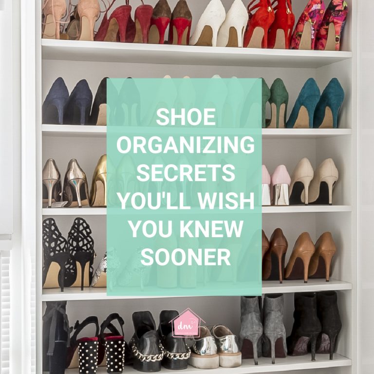how to organize shoes