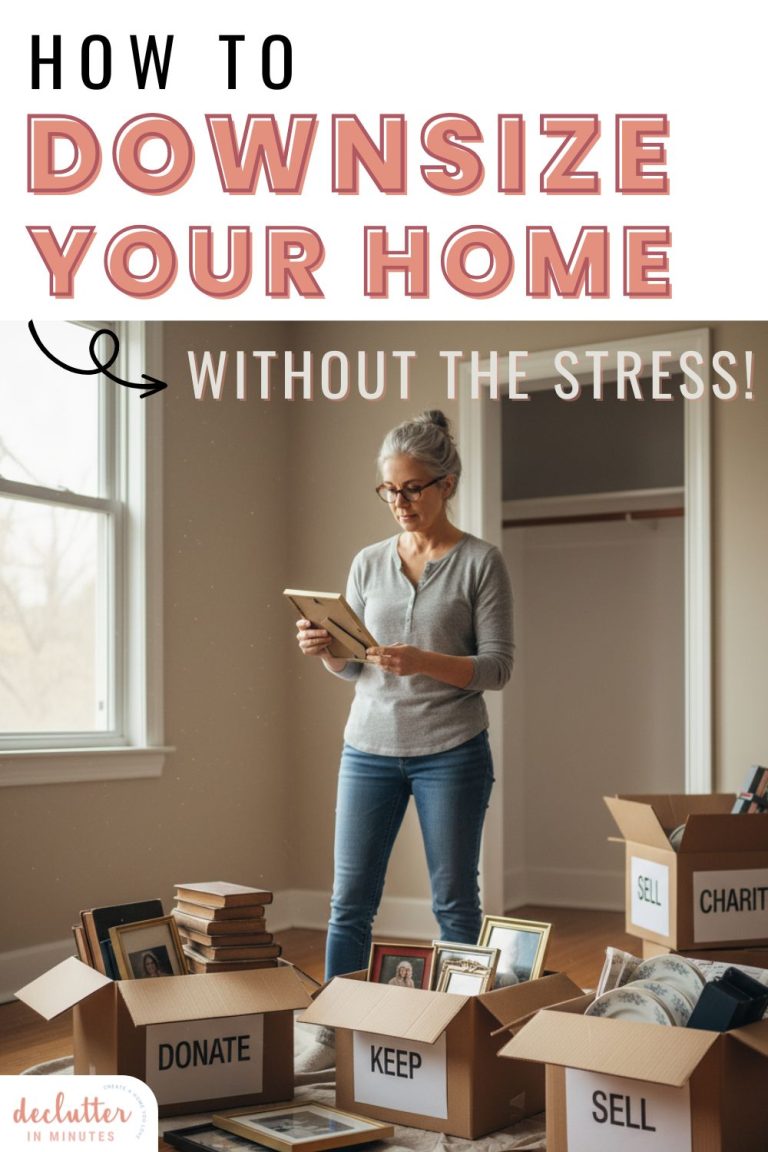 Downsizing 101: Complete Guide & Resources - Declutter in Minutes