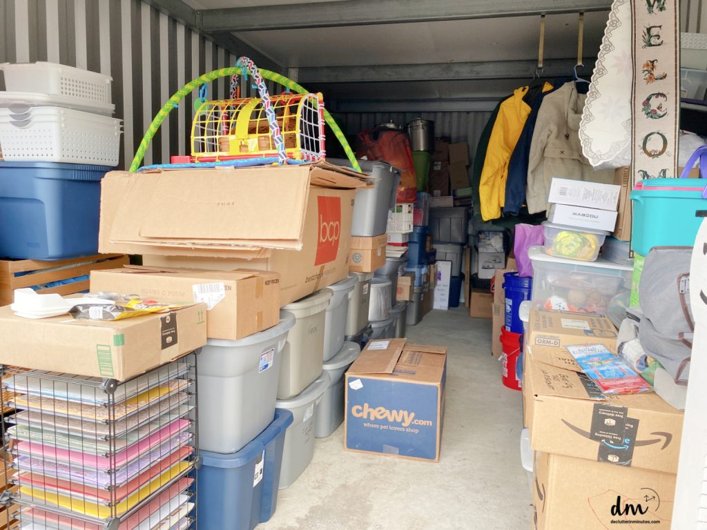 a full storage unit full of random stuff