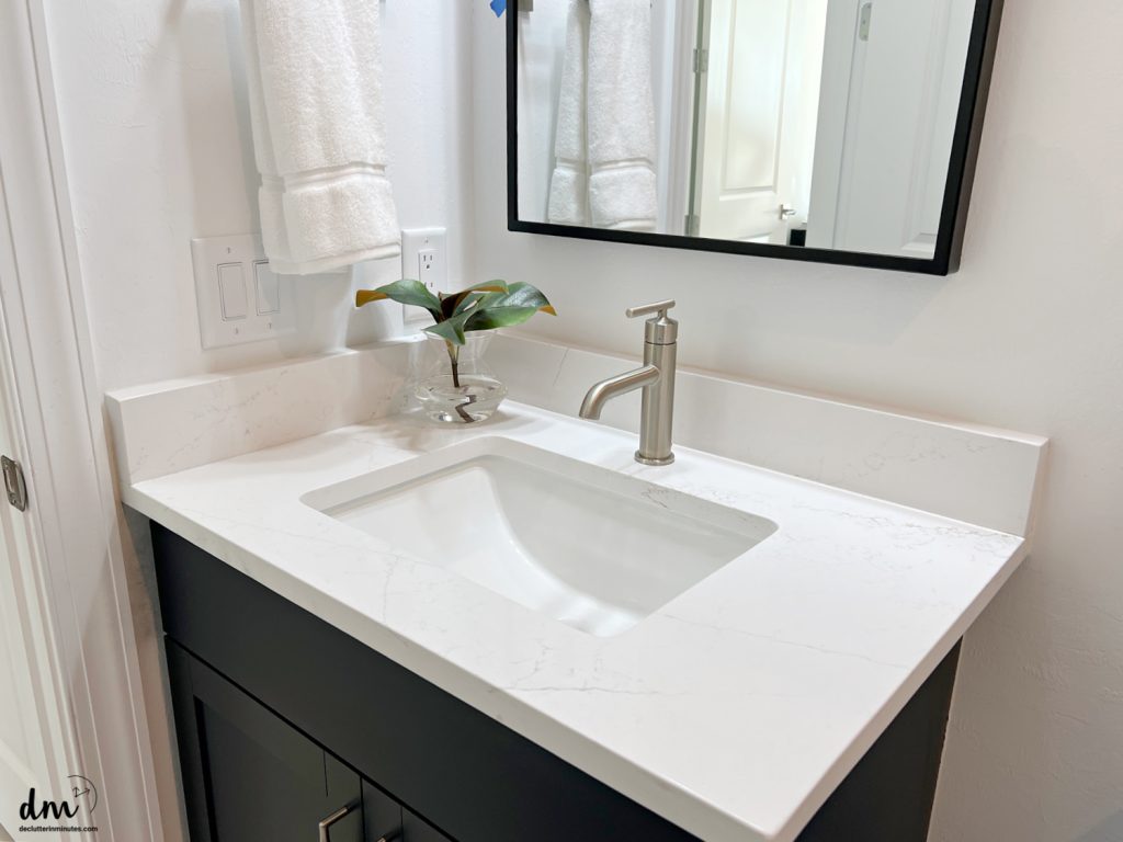 photo of a white bathroom sink