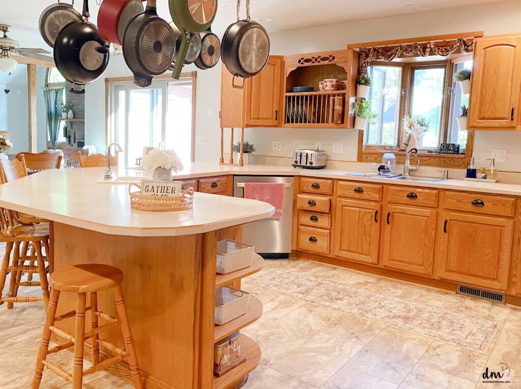 a neat and organized kitchen