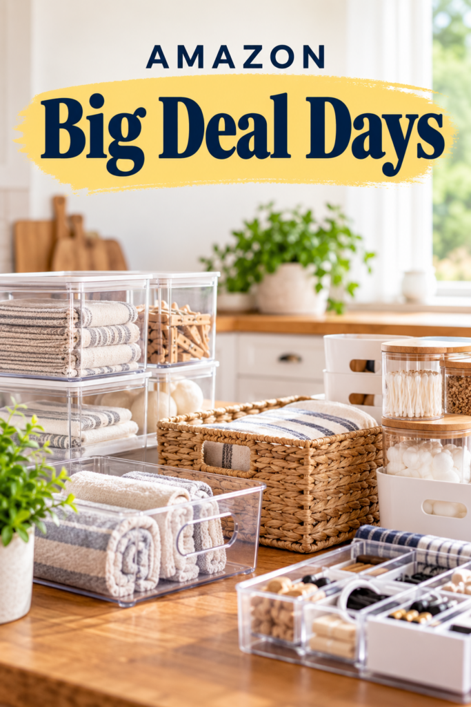 Amazon Big Deal Days Organized Living